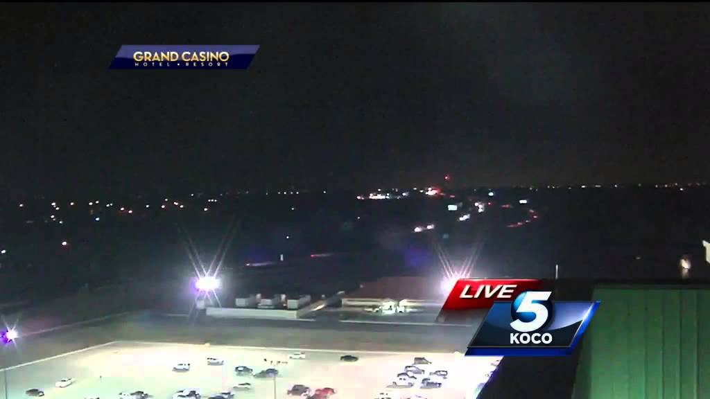 UFO caught on Live TV flying over Oklahoma City