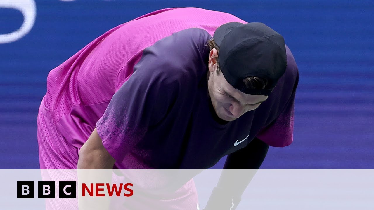 Tennis star Jack Draper vomits on court during US Open semi final