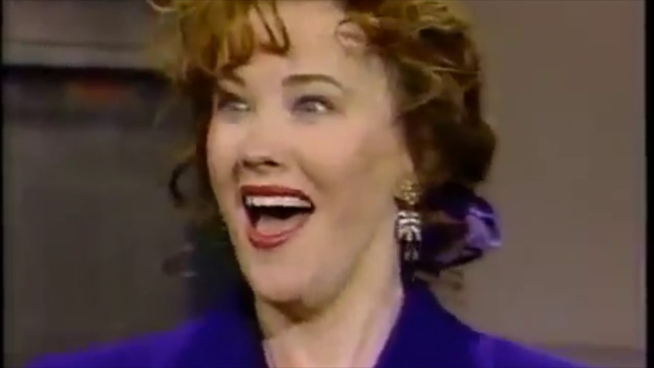 Catherine O'Hara on Letterman 1989