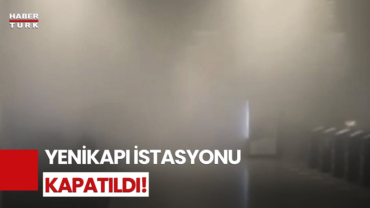 İstanbul'da Metroda Yangın Paniği!