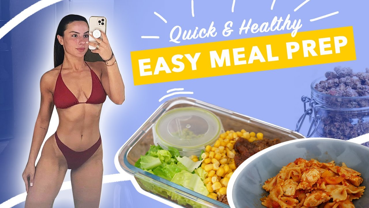 EASY MEAL PREP to stay on track! Quick & Healthy | Krissy Cela