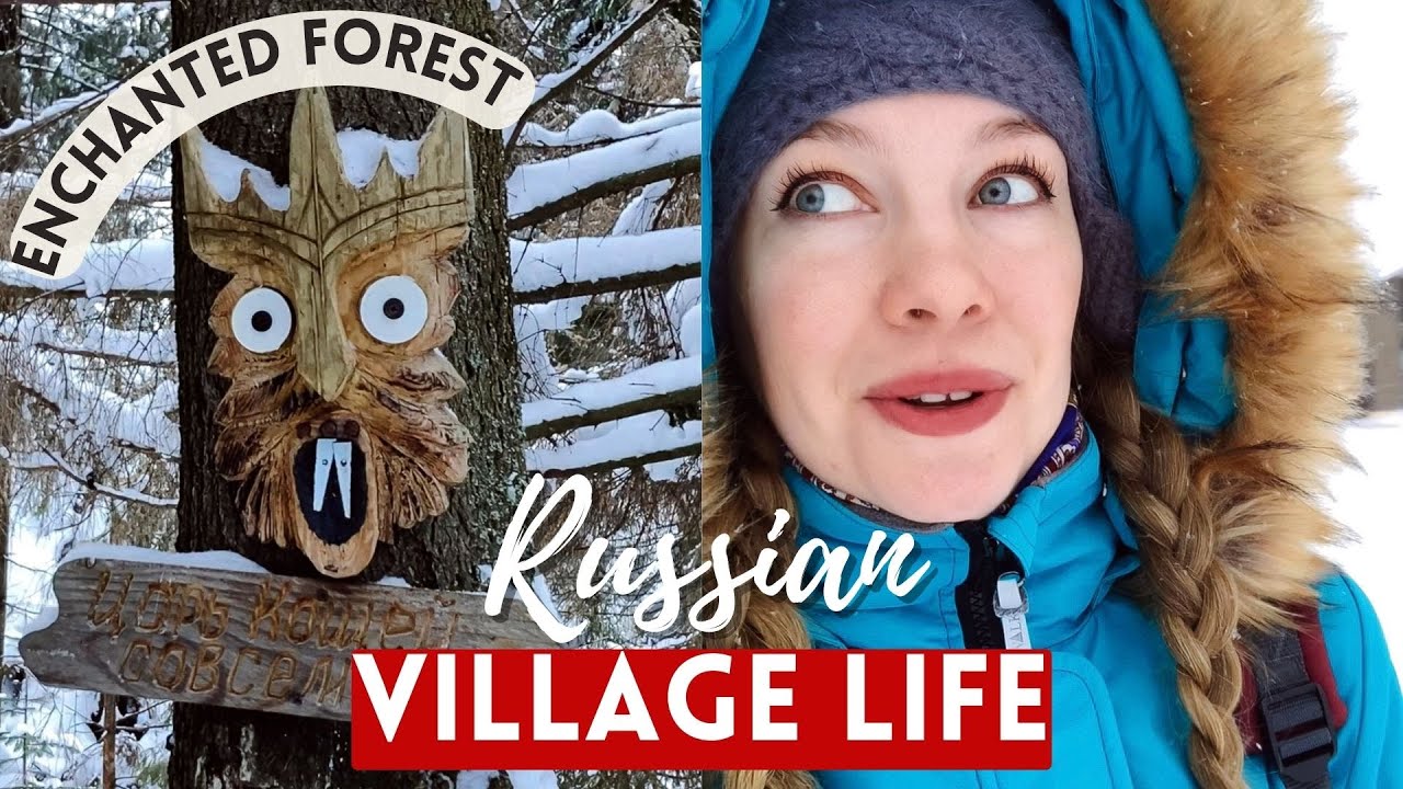 Magical Udmurt Village with Winter Forest Spirits | Russia vlog
