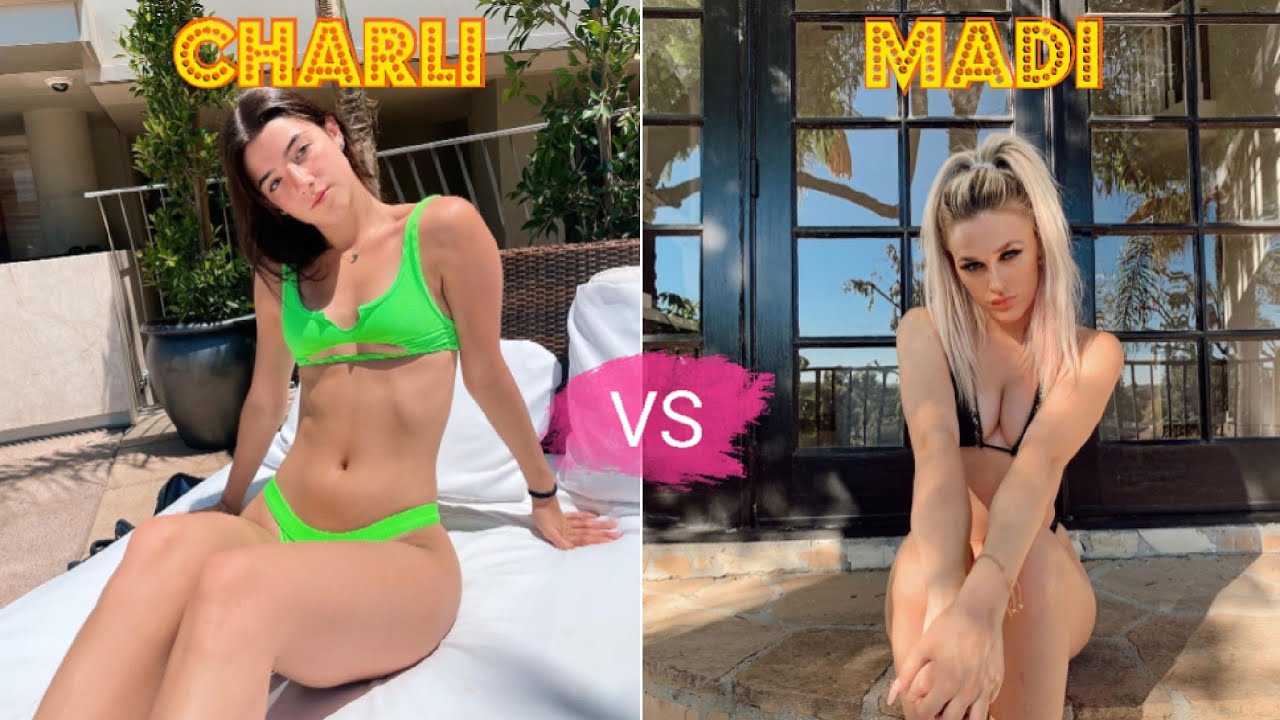 Charli D'amelio vs Madi Monroe Sexy TikTok Battle