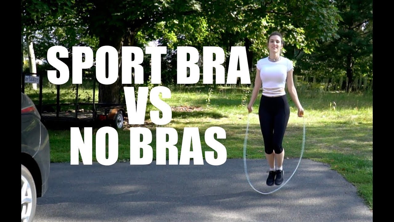 Sports Bra vs No Bra: Jump Rope Test!