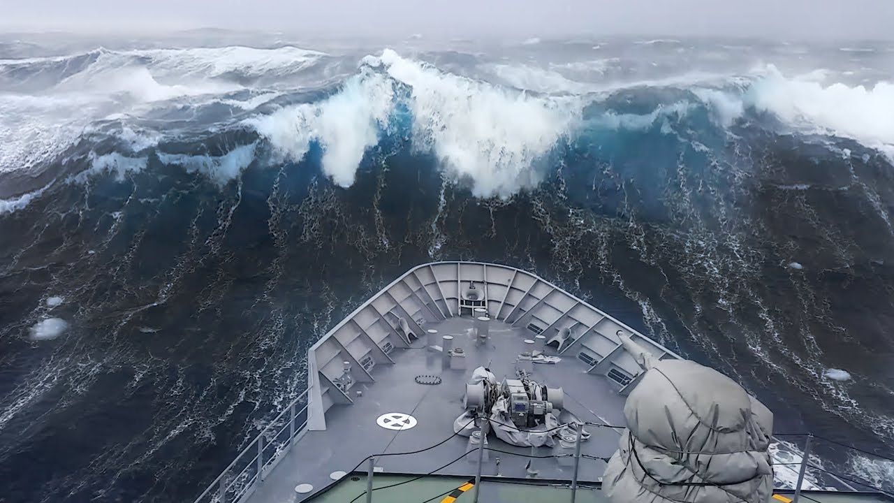 10 MONSTER WAVES VS SHIPS