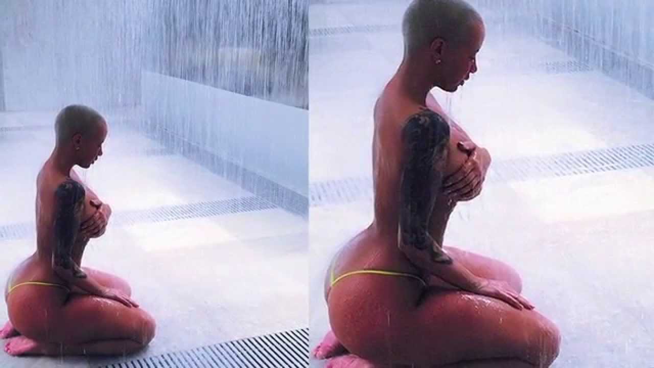 AMBER ROSE SHOW OF HER SEXY SURVES IN BİKİNİ