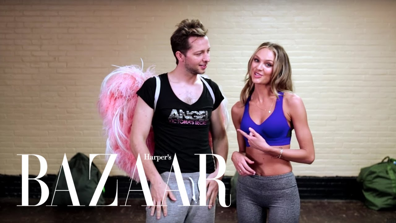 How To Workout Like A Victoria's Secret Angel Candice Swanepoel | Harper's BAZAAR