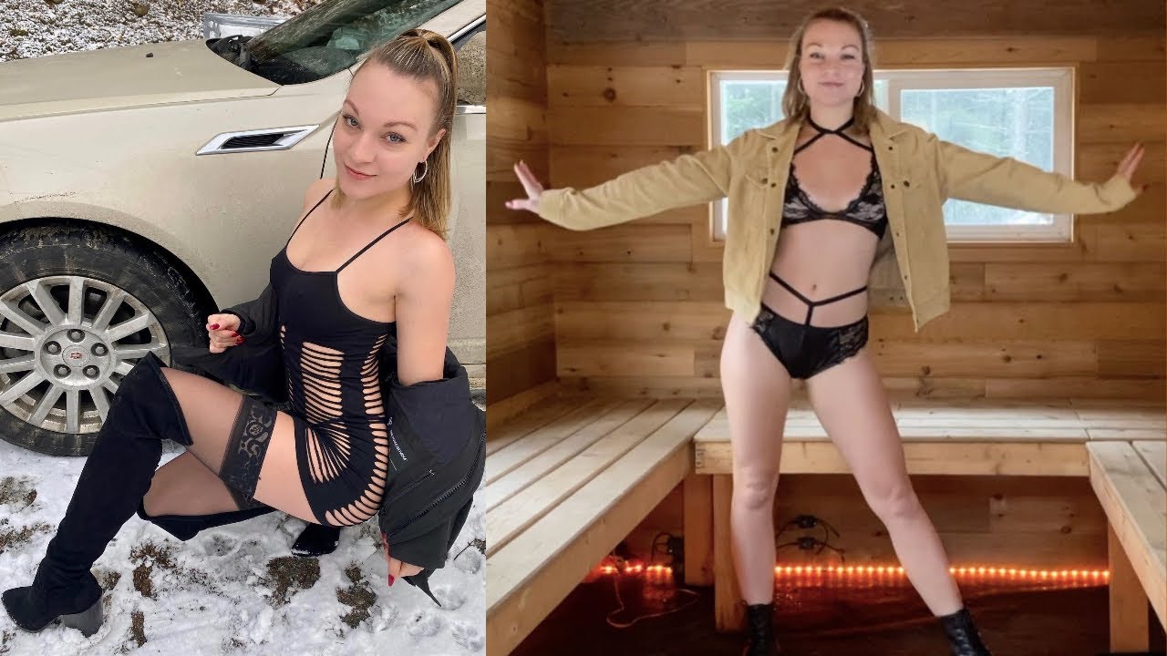 LINGERIE TRY ON HAUL (how I style my lingerie in the snow)