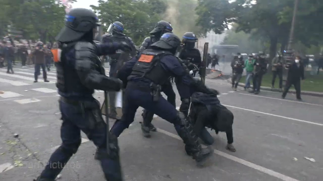 Paris May Day protest turns ugly as police clash with protesters