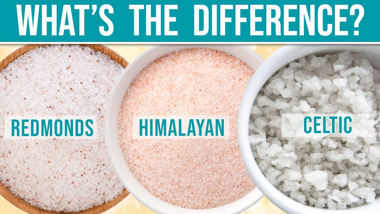 WHICH SALT IS BEST  Redmond's Salt vs Himalayan Pink Salt vs Celtic Sea Salt