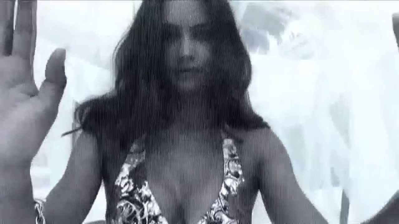 Playboy Cover star Candice Boucher models swimsuits in Zanzibar