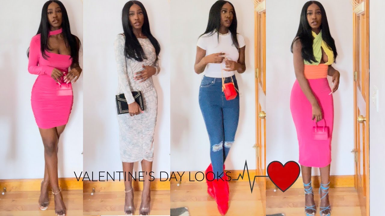 ıt's date night! valentine's day 2021 looks l try on haul 2021 l too much mouth