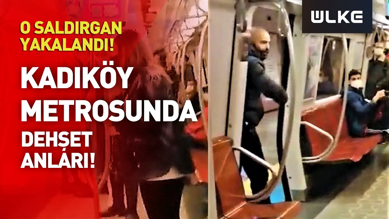 Kadıköy Metrosunda Olay! Kadın Yolcuyu Tehdit Eden Saldırganın 20 Suçtan Sabıkası Var!