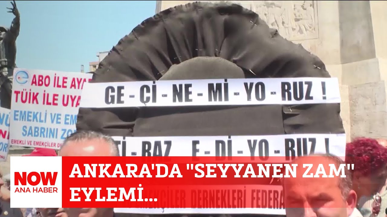 Ankara'da ''seyyanen zam'' eylemi