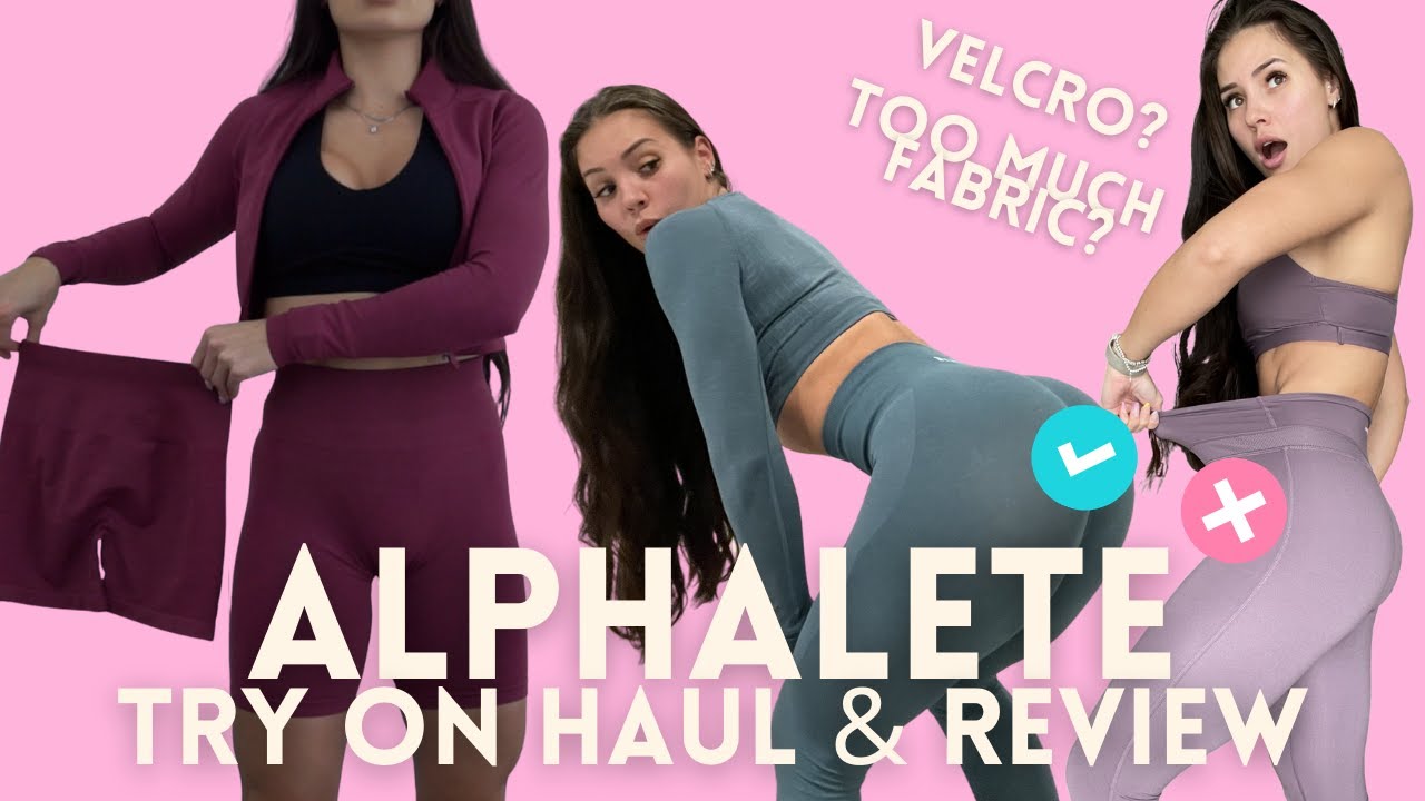 ALPHALETE AMPLİFY, IDENTİTY AND ALPHALUX TRY-ON HAUL  REVİEW