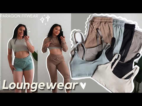 GYM CLOTHES, BUT LOUNGEWEAR | PARAGON FİTWEAR EXHALE COLLECTİON TRY ON HAUL  FİRST IMPRESSİONS