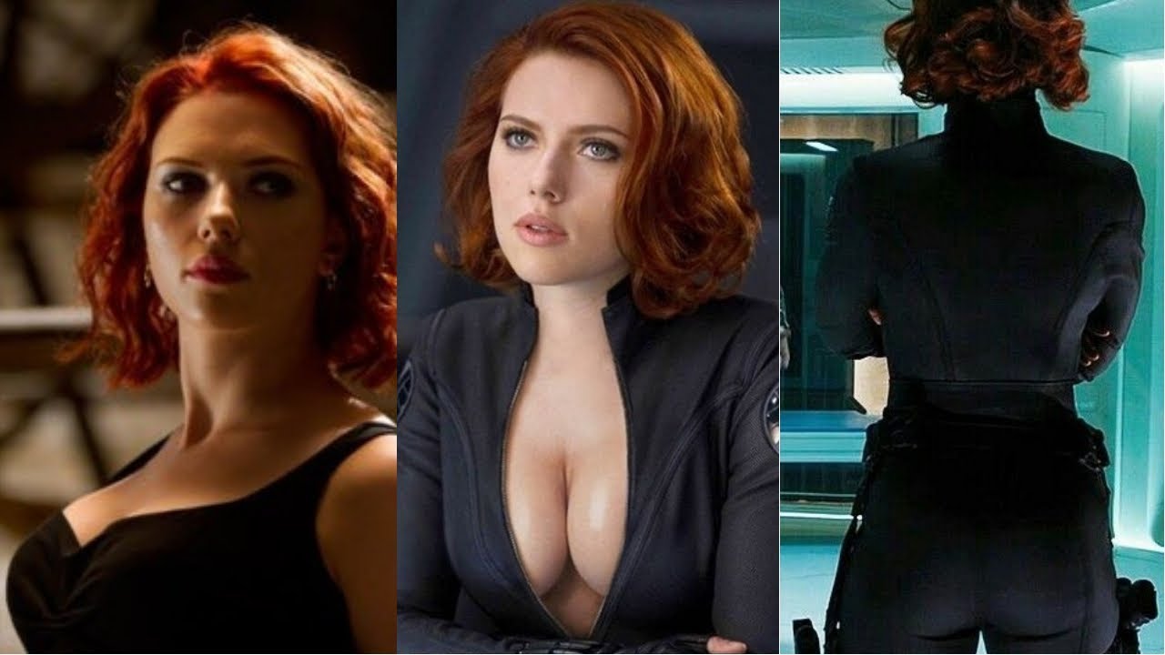 Scarlett Johansson - Black Widow Hot Compilation watch video. 