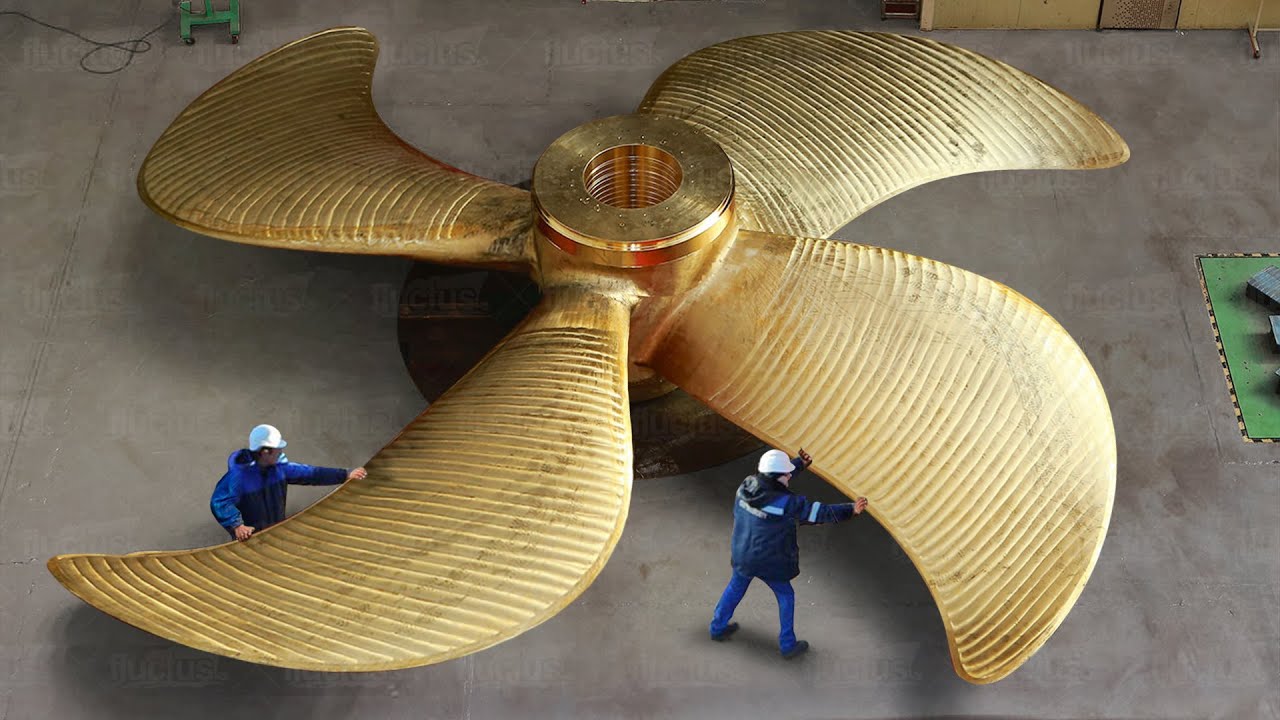 WHAT İT TAKES TO MANUFACTURE MİLLİON $ PROPELLERS MOVİNG WORLD’S LARGEST SHİPS
