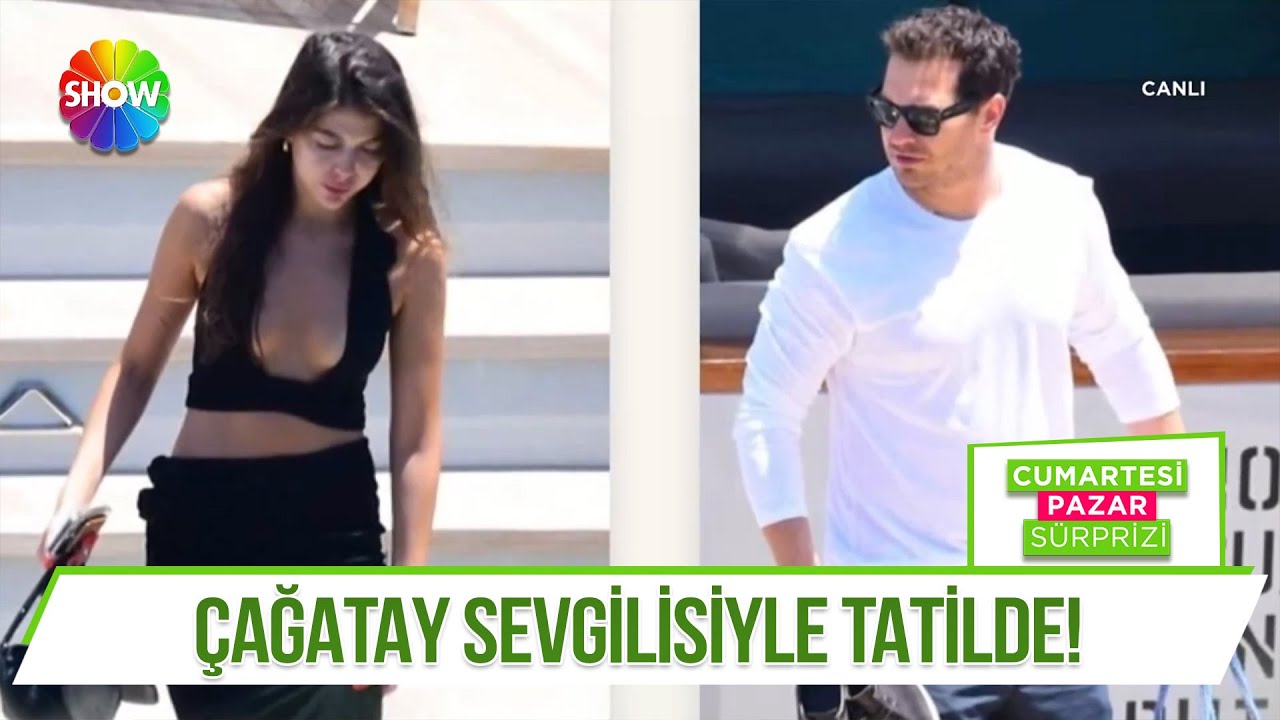 Çağatay Ulusoy'la sevgilisinin Bodrum tatili