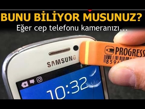 CEP TELEFONU KAMERASI SİLGİ İLE SİLİNİRSE..+'PRATİK BİLGİLER' 