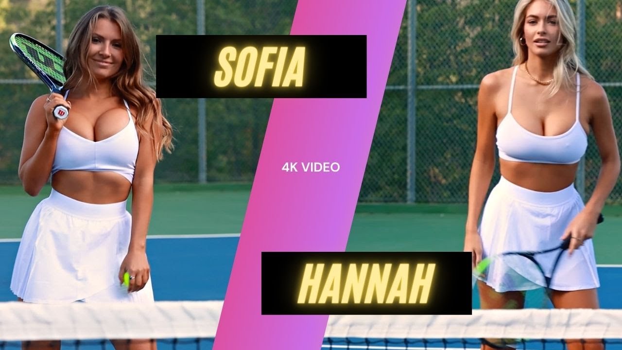 HANNAH PALMER  SOFIA BEVARLY take this PRIVATE SECRET Tennis Court in Beverly Hills to themselves!!