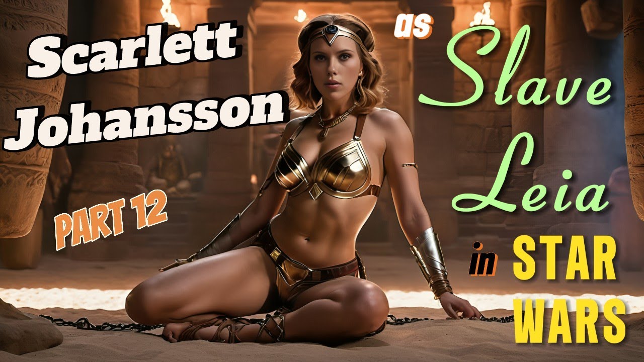 KI - AI generated Scarlett Johansson as Slave Leia Part 12