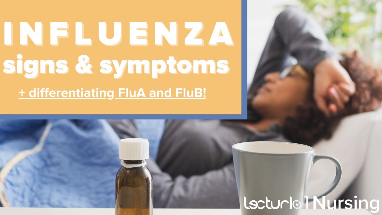 Influenza A and Influenza B: Symptoms and Severity | Med-Surg/Pathophysiology | Lecturio Nursing