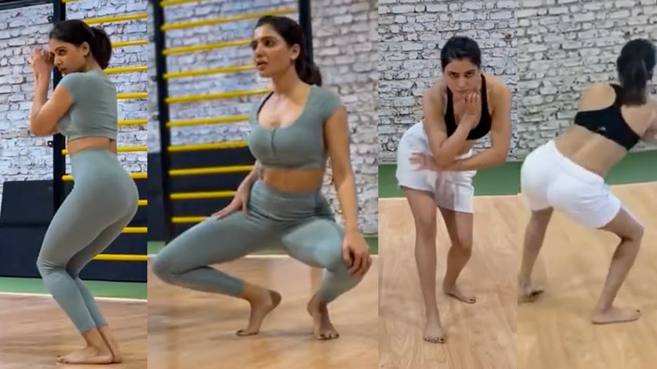 dans,dance,Samantha's Hot Dance Practice For Oo Antava Song Video Goes Viral | Allu Arjun's Pushpa The Rise