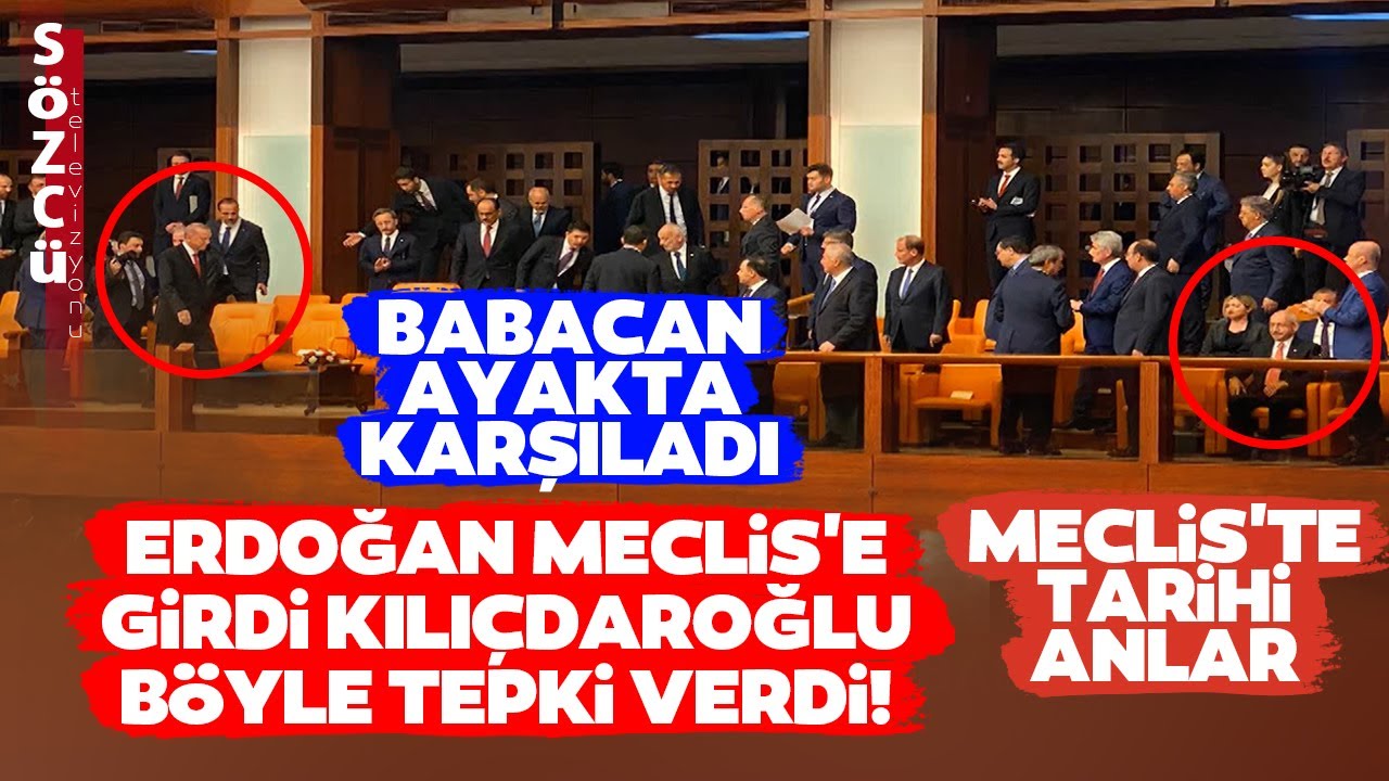 Erdoğan meclise girince Kemal Kılıçdaroğlu böyle tepki verdi