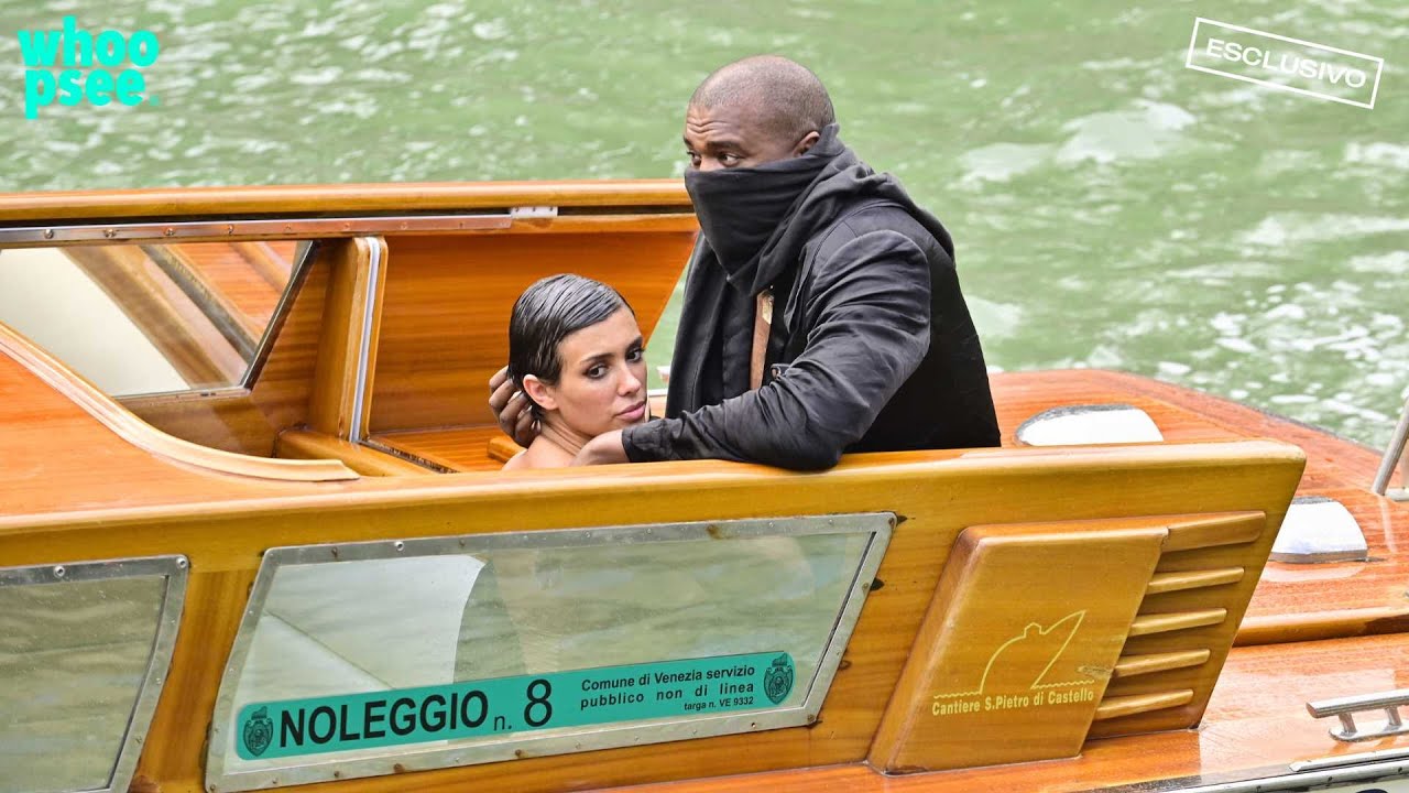 Kanye West  con Bianca Censori  mostra un po’ troppo di sé a Venezia