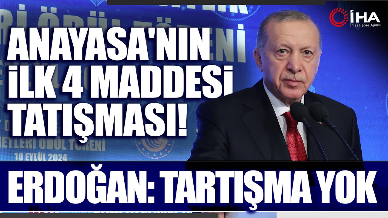 Erdoğan: Milletimizi darbe anayasasından kurtarmak istiyoruz.