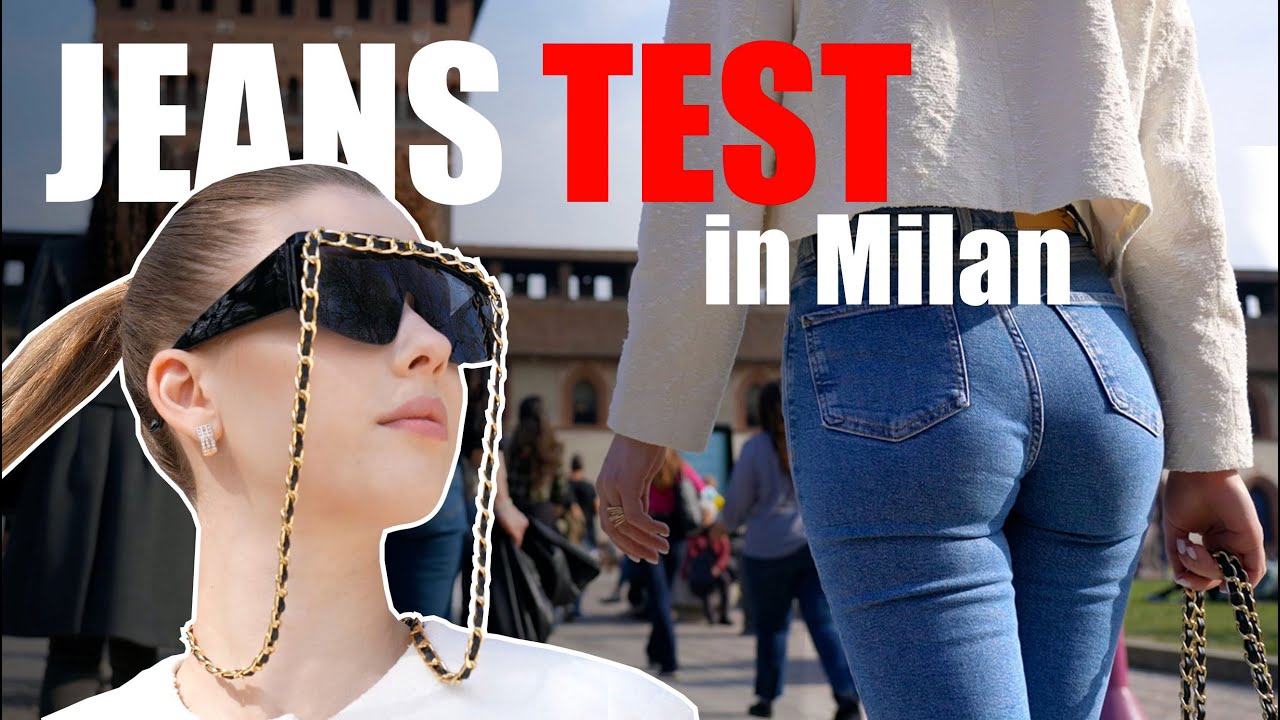 Tight jeans stress test walking in Milan | Try On Haul