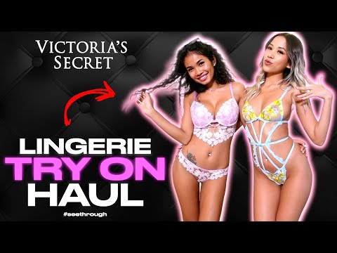 Victoria Secret - Lingerie Try on Haul   Vlog (sexy see through)