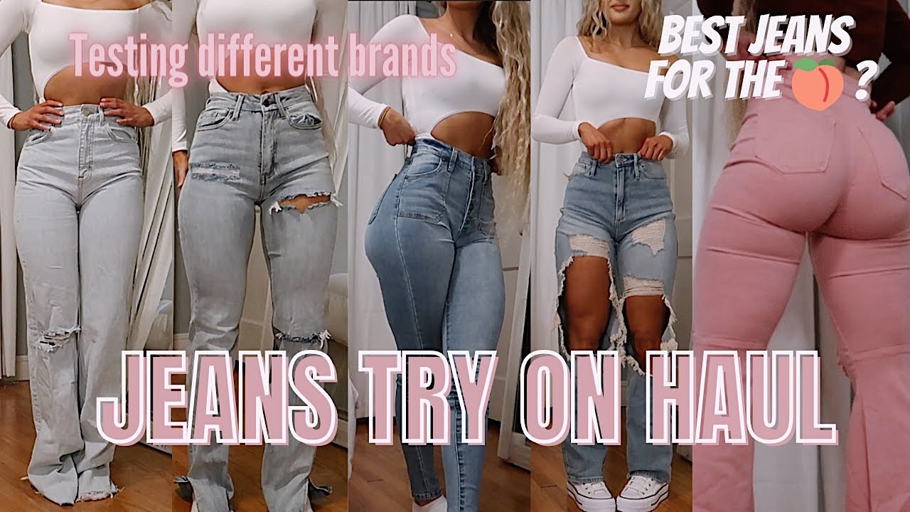 HUGE JEANS TRY ON HAUL| TESTİNG DİFFERENT BRANDS, WHİCH FİT THE BEST? 2021 REVİEW, ASOS, ZARA  MORE