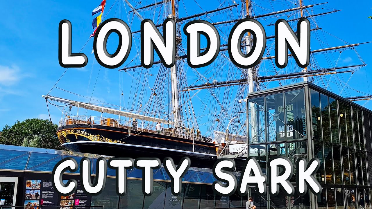 CUTTY SARK - WORLD'S MOST FAMOUS TEA CLİPPER İN GREENWİCH, LONDON