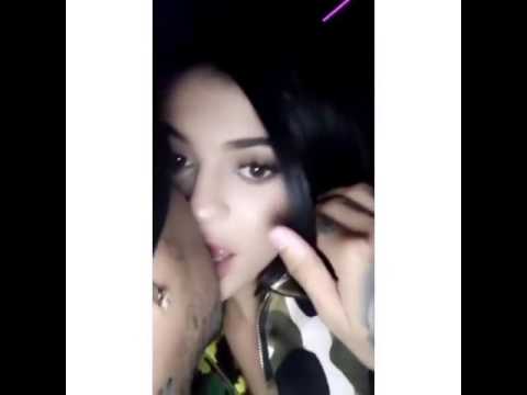 Kylie Jenner and Tyga kissing unseen 2016