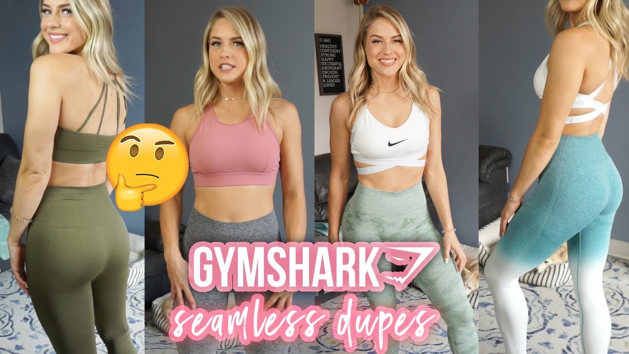 AFFORDABLE GYMSHARK SEAMLESS LEGGİNG DUPES FROM AMAZON! (VİTAL, OMBRE, ENERGY AND CAMO SEAMLESS)