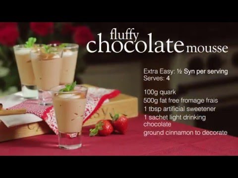 SLİMMİNG WORLD FLUFFY CHOCOLATE MOUSSE -½ SYN PER SERVİNG