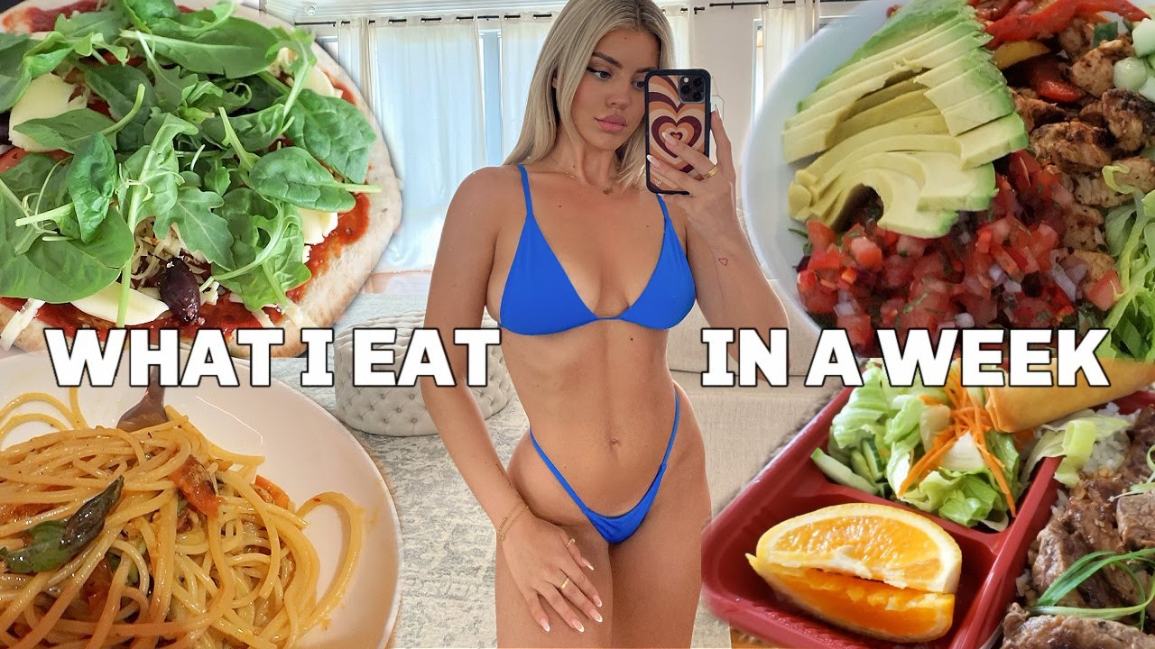 What I eat in a week!