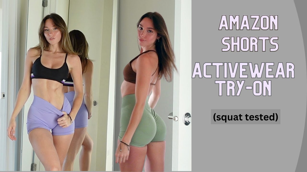 AMAZON ACTIVEWEAR TRY-ON- Shorts / Squat tested / TikTok