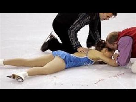Jessica Dube on Accident during Skate Competition..