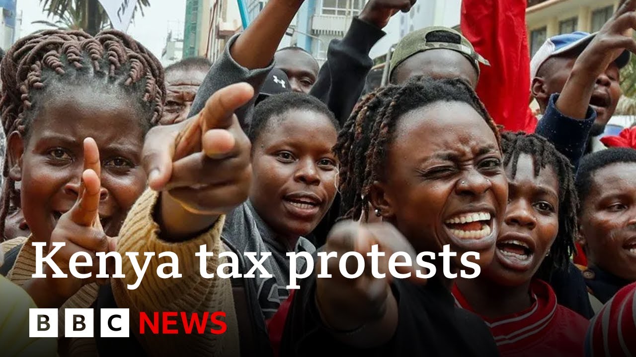 Protests in Nairobi over Kenya government's tax hikes