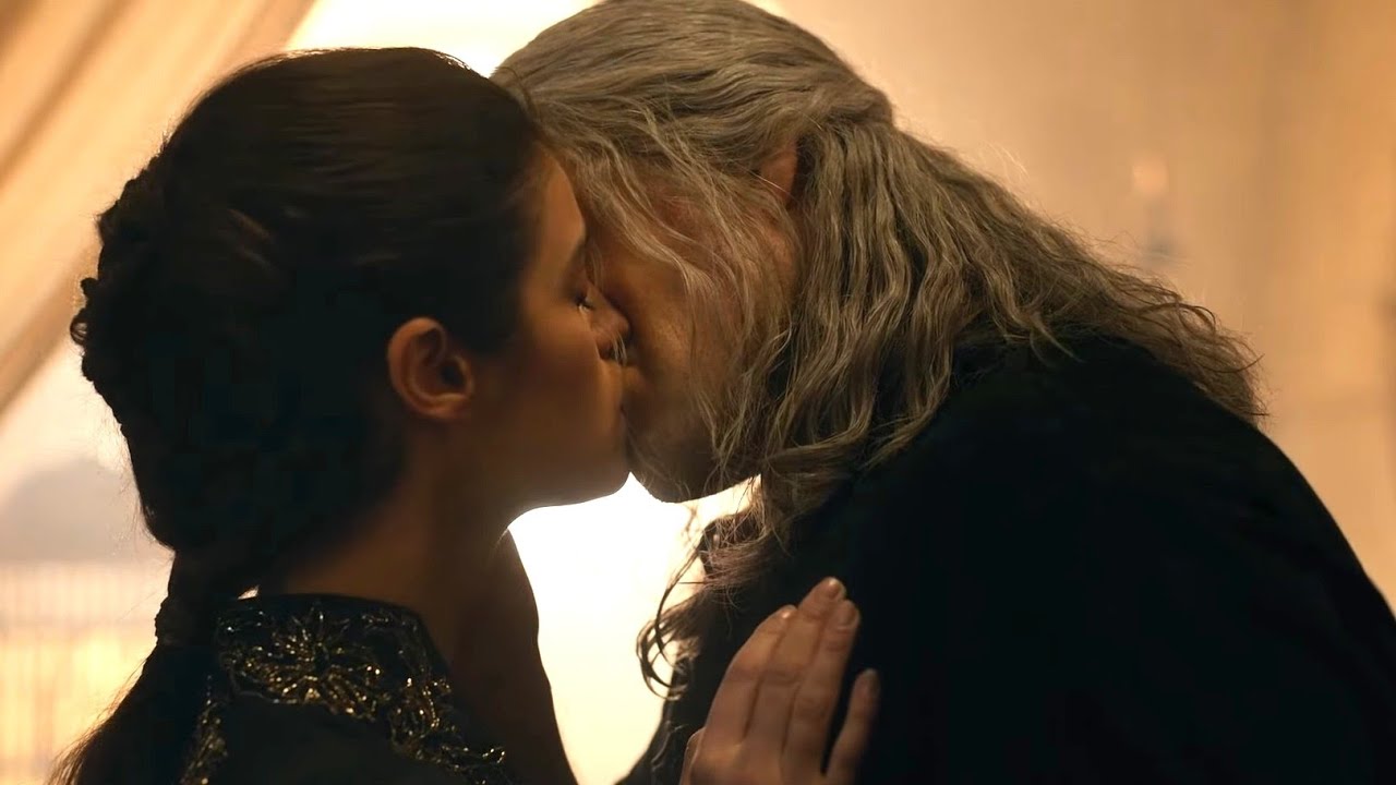 the-witcher-season-2-kiss-scene-geralt-and-yennefer-henry-cavill