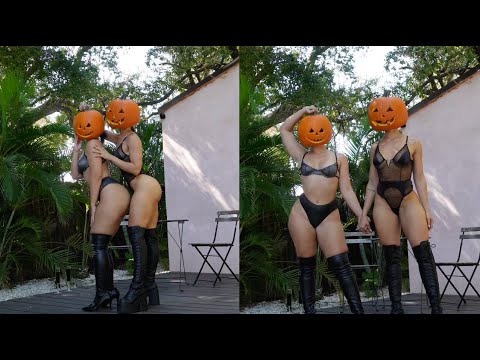 Halloween Photoshoot with Gaby De Paulaaa - Pumpkin Heads