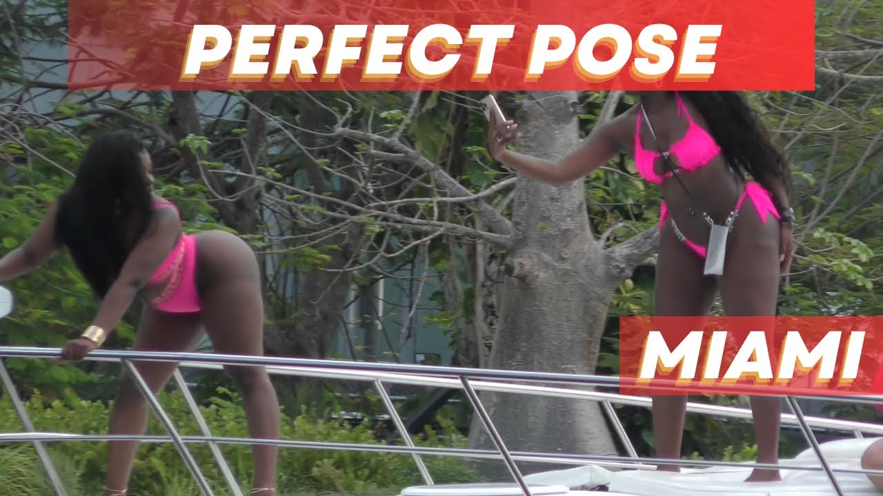 PERFECT POSE - Watch the boats go down the Miami River in 4K