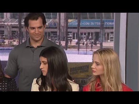 Henry Cavill can’t stop looking at Freya Allen