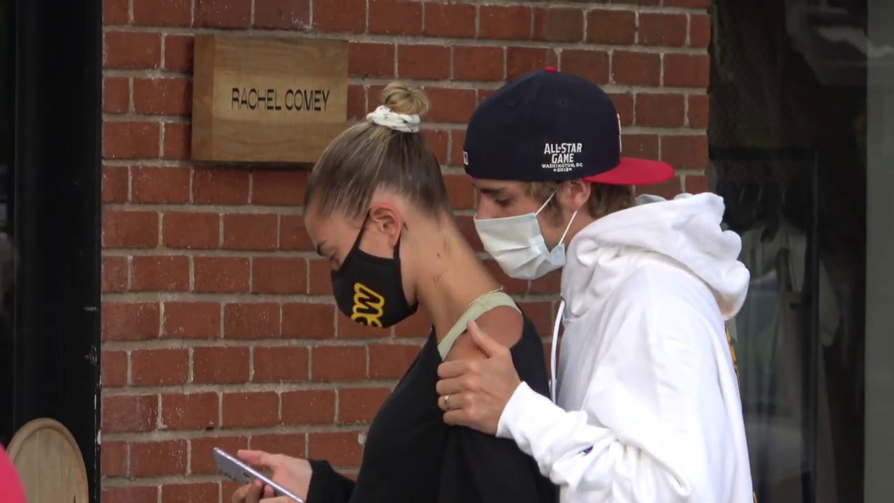 Justin Bieber and Hailey Bieber Are So In Love as They Go on a Coffee Run in WEHO