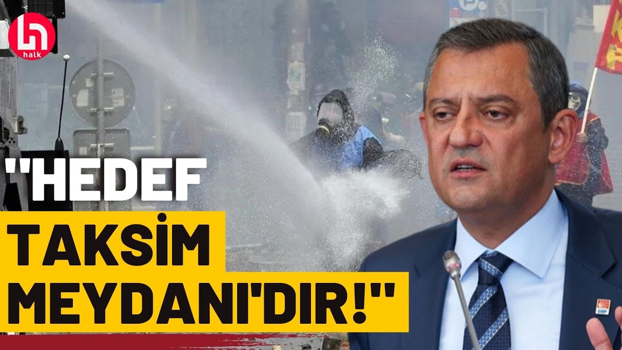 TAKSİM'E YÜRÜMESİ ENGELLENEN ÖZGÜR ÖZEL'DEN ÇOK SERT AÇIKLAMA!