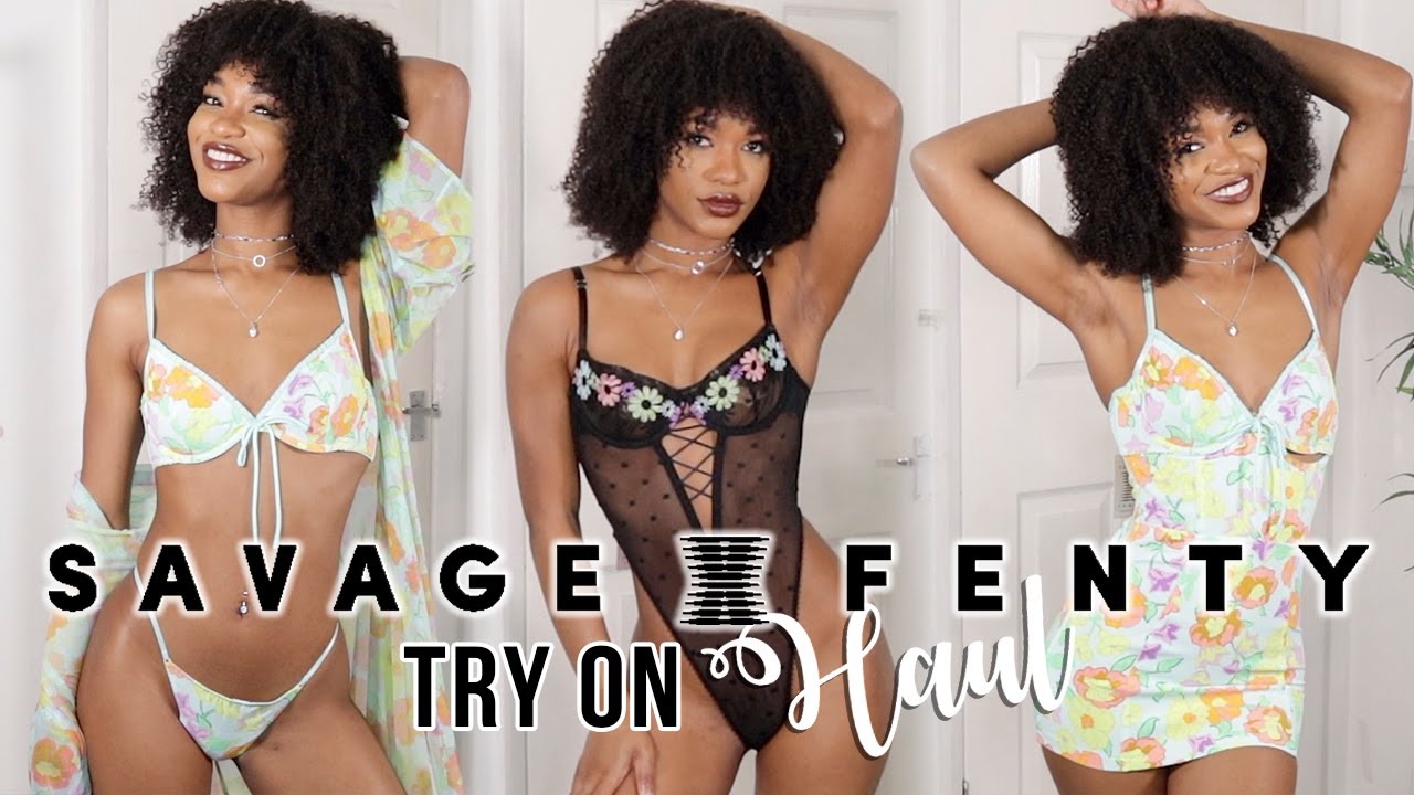 IF YOU'VE GOT IT, FLAUNT IT. IN SAVAGE X FENTY LINGERIE OF COURSE! | TRY ON HAUL ♡ @TASHİKA BAİLEY