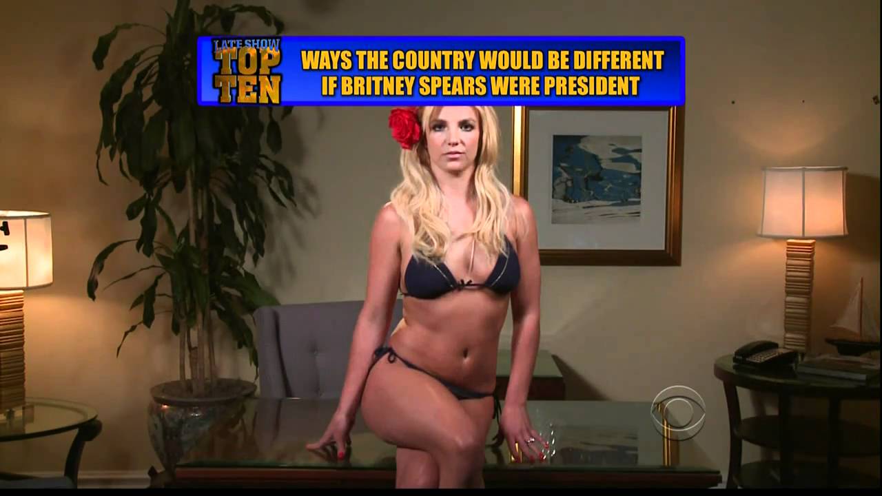 Britney Spears-Letterman Show(Bikini and Sexy)